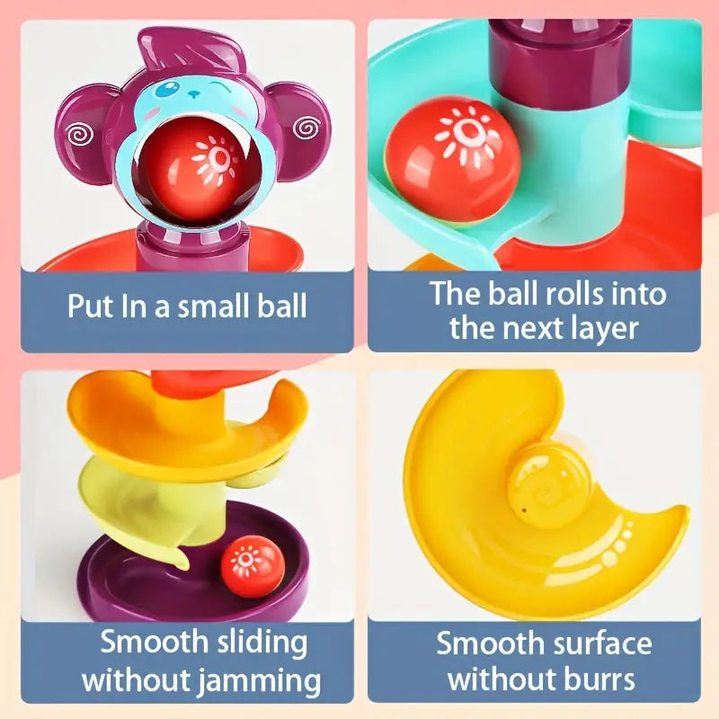 Spiral Ball Tower Toy